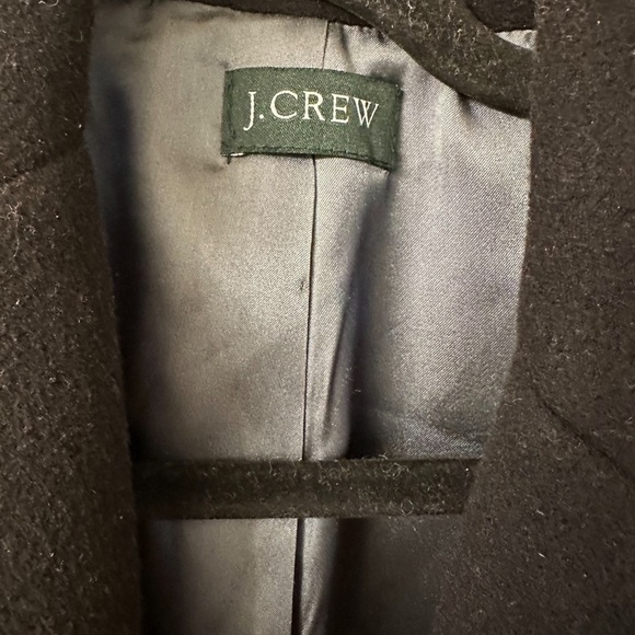 J. Crew Wool Blend Classic Long Coat size S - Picture 3 of 5